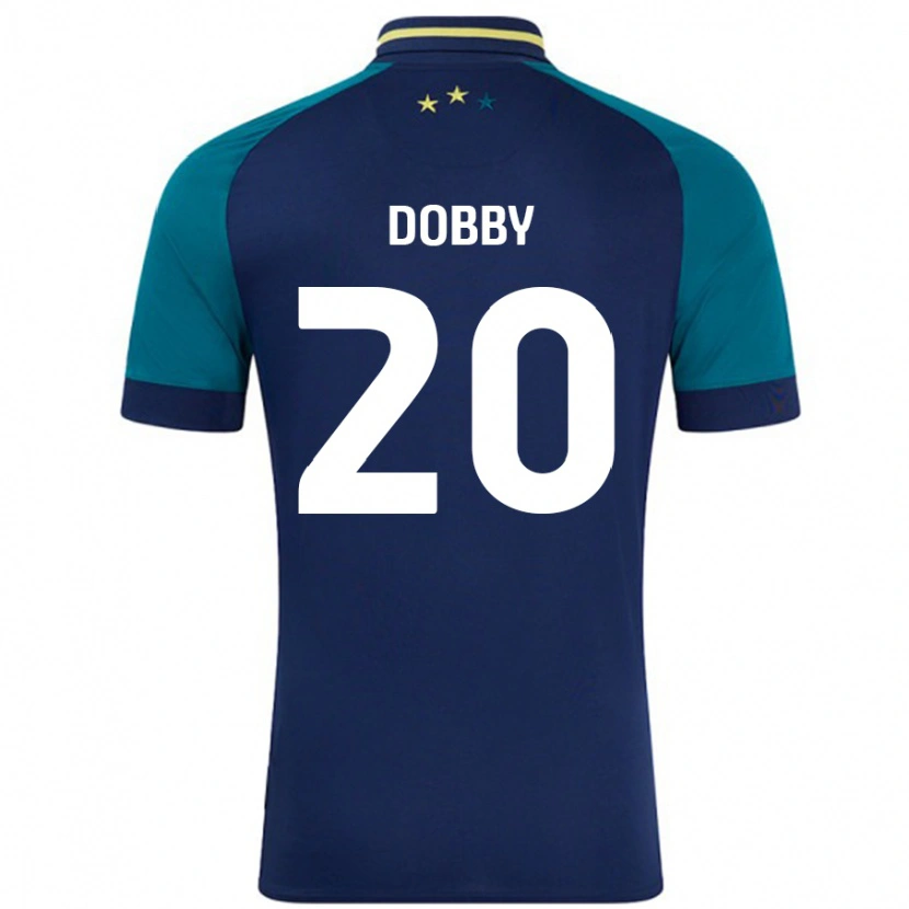 Danxen Kobiety Sarah Dobby #20 Granatowy Ciemnozielony Wyjazdowa Koszulka 2024/25 Koszulki Klubowe