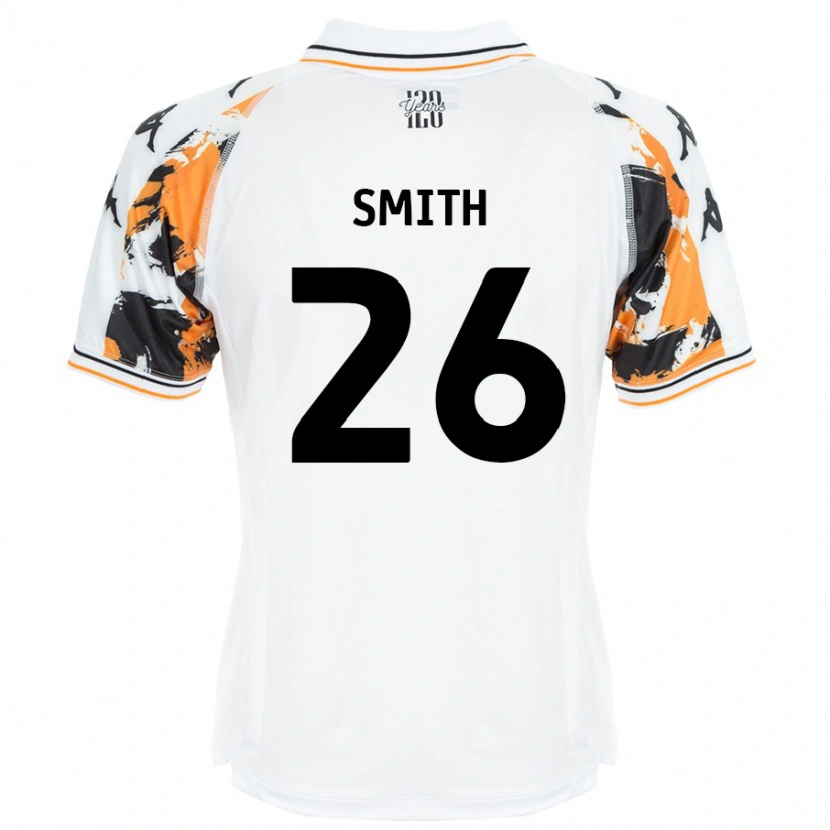 Danxen Kobiety Andy Smith #26 Biały Wyjazdowa Koszulka 2024/25 Koszulki Klubowe