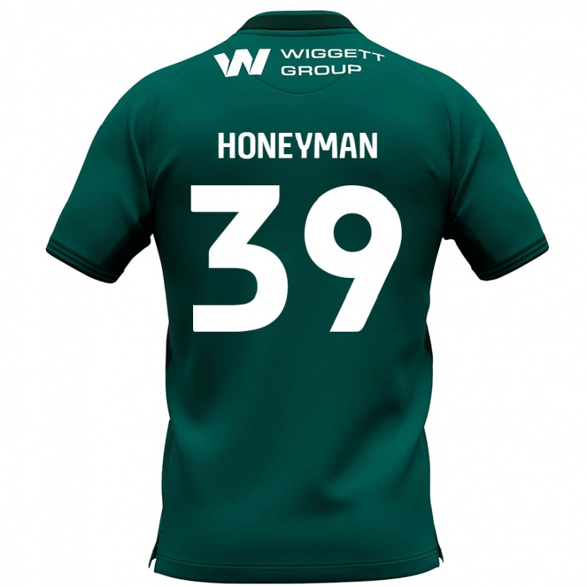 Danxen Kobiety George Honeyman #39 Zielony Wyjazdowa Koszulka 2024/25 Koszulki Klubowe