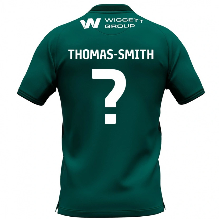 Danxen Kobiety Jaydon Thomas-Smith #0 Zielony Wyjazdowa Koszulka 2024/25 Koszulki Klubowe