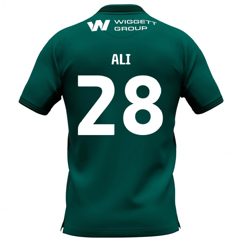 Danxen Kobiety Francesca Ali #28 Zielony Wyjazdowa Koszulka 2024/25 Koszulki Klubowe