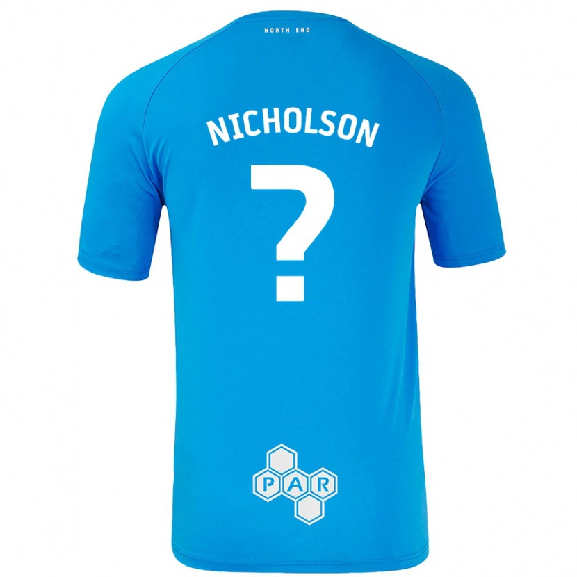 Danxen Kobiety Joseph Nicholson #0 Niebieski Wyjazdowa Koszulka 2024/25 Koszulki Klubowe
