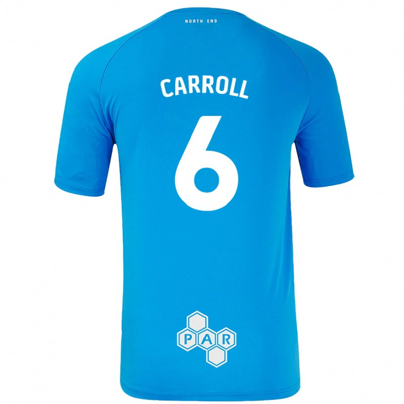 Danxen Kobiety Jenna Carroll #6 Niebieski Wyjazdowa Koszulka 2024/25 Koszulki Klubowe