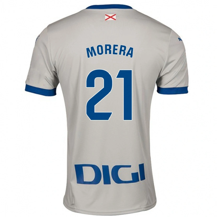 Danxen Kobiety Carla Morera #21 Jasnoszary Wyjazdowa Koszulka 2024/25 Koszulki Klubowe