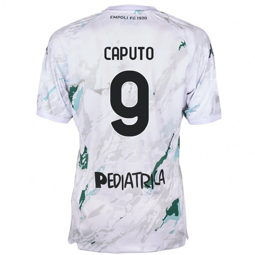 Danxen Kobiety Francesco Caputo #9 Szary Wyjazdowa Koszulka 2024/25 Koszulki Klubowe