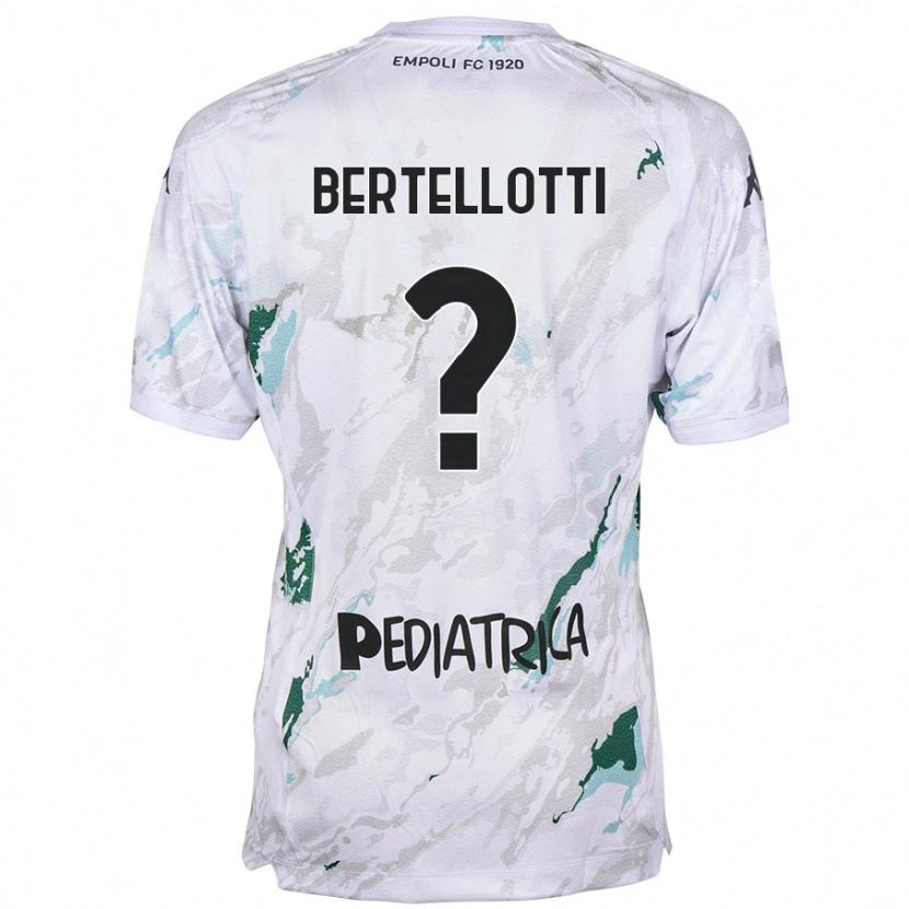 Danxen Kobiety Giacomo Bertellotti #0 Szary Wyjazdowa Koszulka 2024/25 Koszulki Klubowe