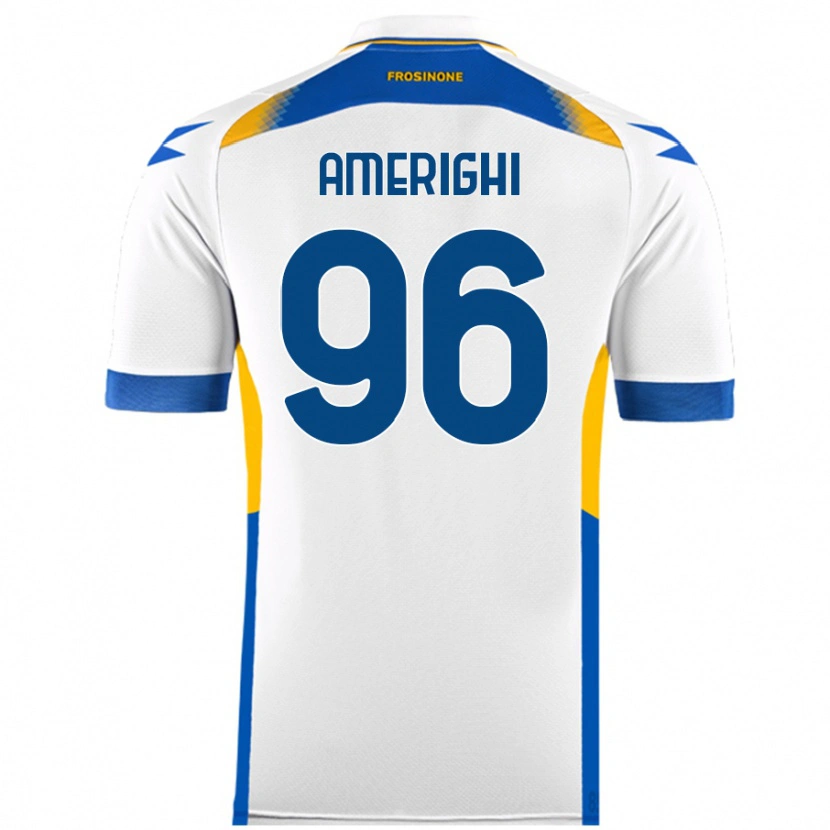 Danxen Kobiety Igor Amerighi #96 Biały Wyjazdowa Koszulka 2024/25 Koszulki Klubowe