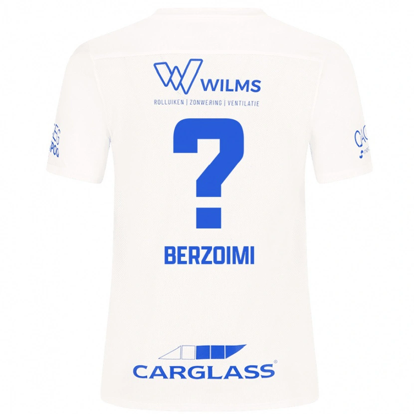 Danxen Kobiety Mohamed Berzoimi #0 Biały Wyjazdowa Koszulka 2024/25 Koszulki Klubowe