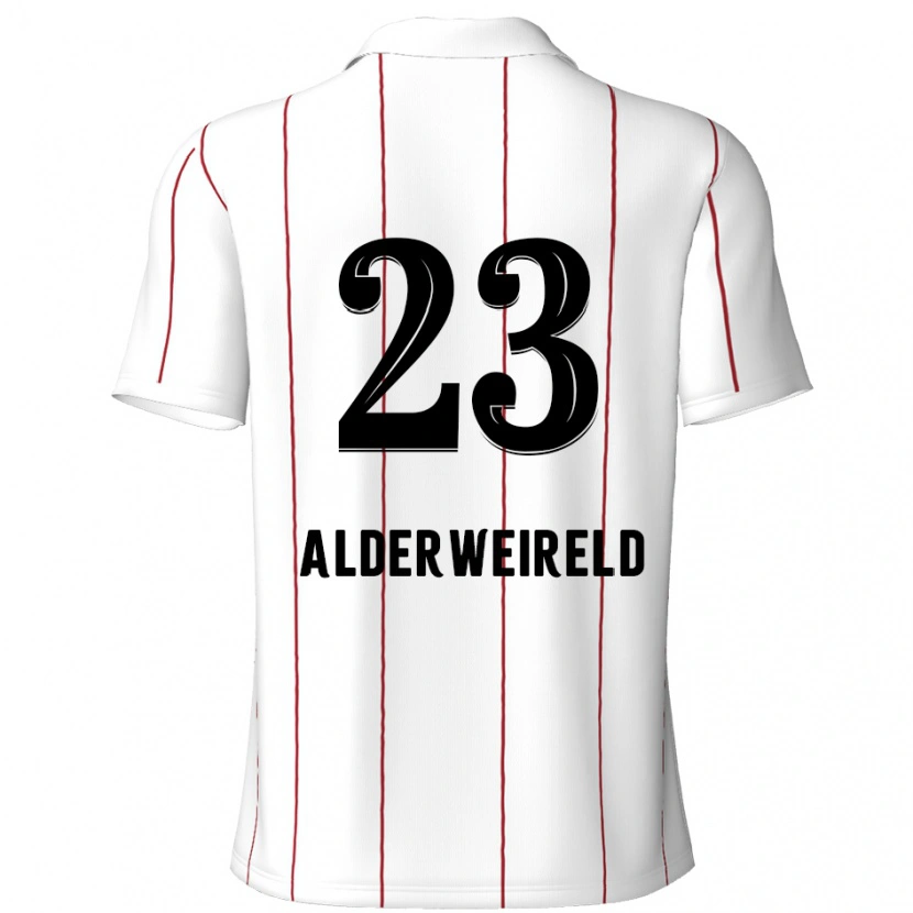 Danxen Kobiety Toby Alderweireld #23 Biały Czarny Wyjazdowa Koszulka 2024/25 Koszulki Klubowe