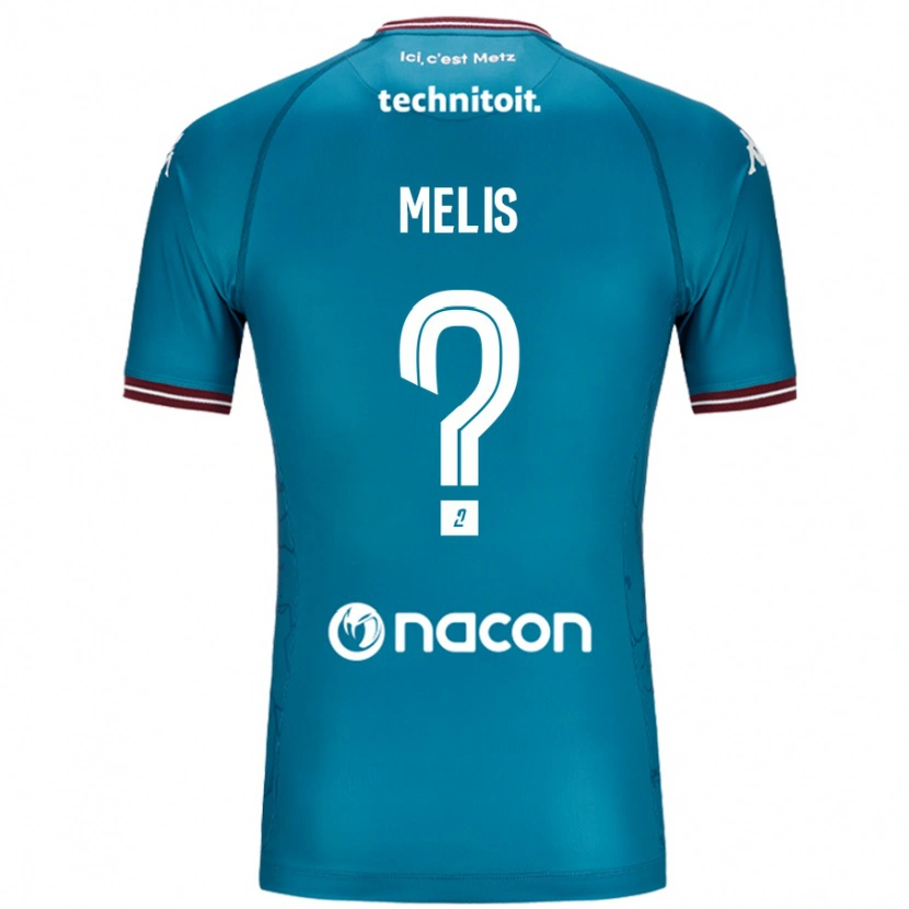 Danxen Kobiety Antonin Melis #0 Niebieski Petrol Wyjazdowa Koszulka 2024/25 Koszulki Klubowe