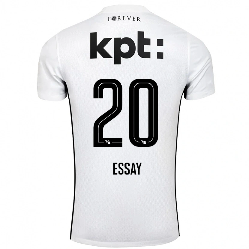 Danxen Kobiety Perceval Essay #20 Biały Czarny Wyjazdowa Koszulka 2024/25 Koszulki Klubowe