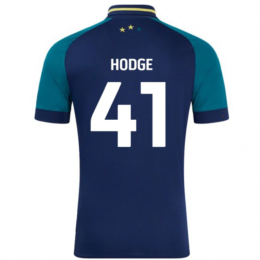 Danxen Dzieci Joe Hodge #41 Granatowy Ciemnozielony Wyjazdowa Koszulka 2024/25 Koszulki Klubowe