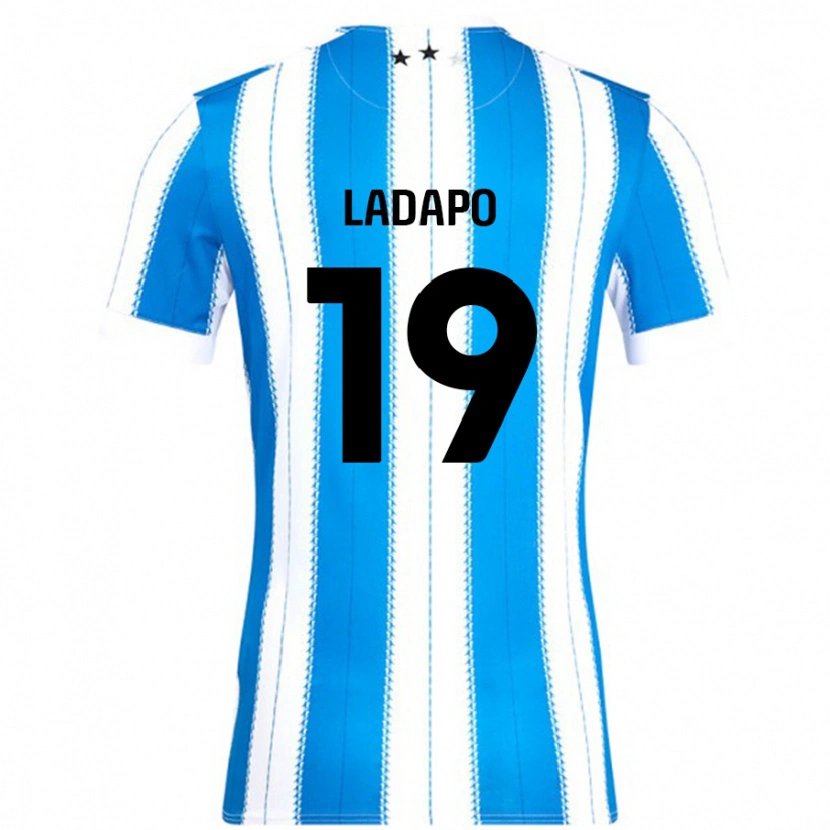 Danxen Męski Freddie Ladapo #19 Niebieski Biały Domowa Koszulka 2024/25 Koszulki Klubowe