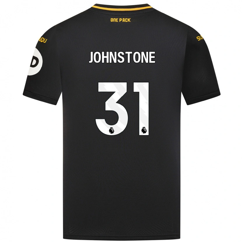 Danxen Kobiety Sam Johnstone #31 Czarny Wyjazdowa Koszulka 2024/25 Koszulki Klubowe