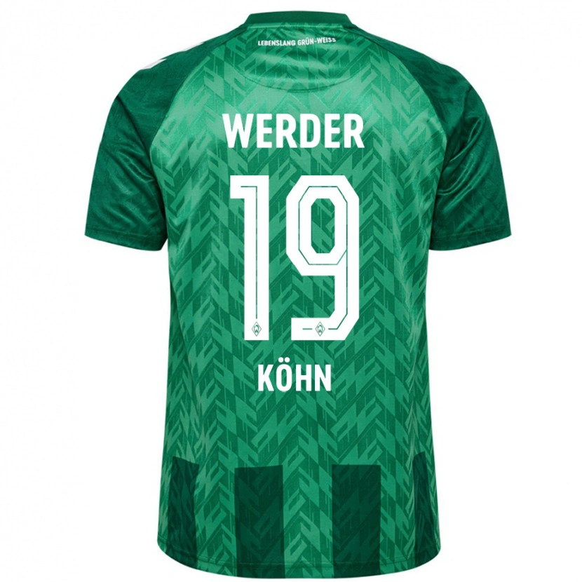 Danxen Kobiety Derrick Köhn #19 Zielony Domowa Koszulka 2024/25 Koszulki Klubowe
