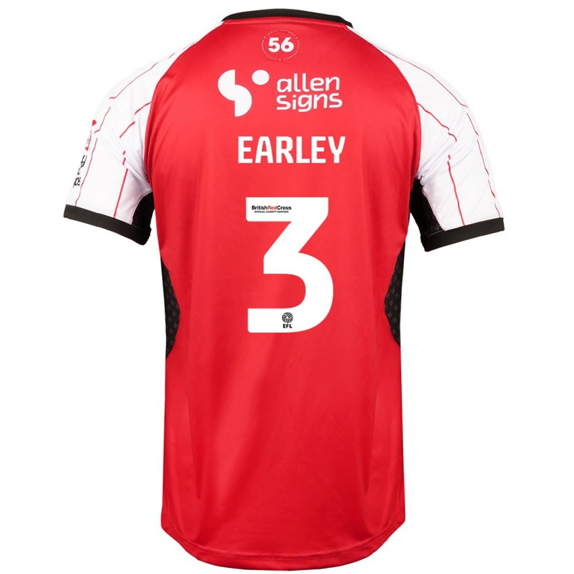 Danxen Kobiety Saxon Earley #3 Biały Domowa Koszulka 2024/25 Koszulki Klubowe